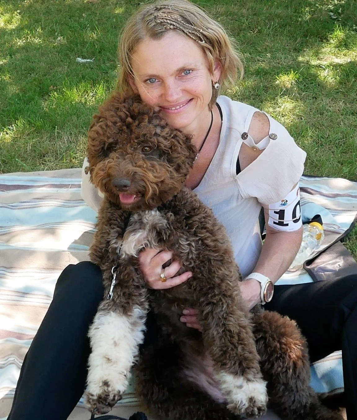 Jelena with Lagotto